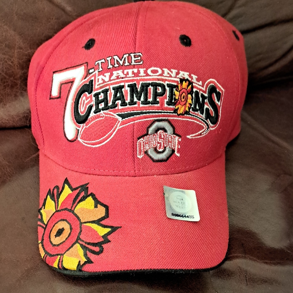 Ohio State 7 Time National Champions Cap